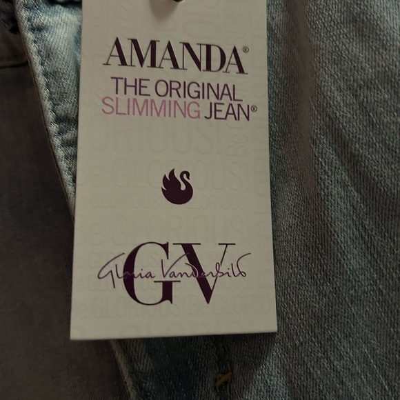 Gloria Vanderbilt Amanda jeans. Sz14. BWT. - Picture 5 of 6